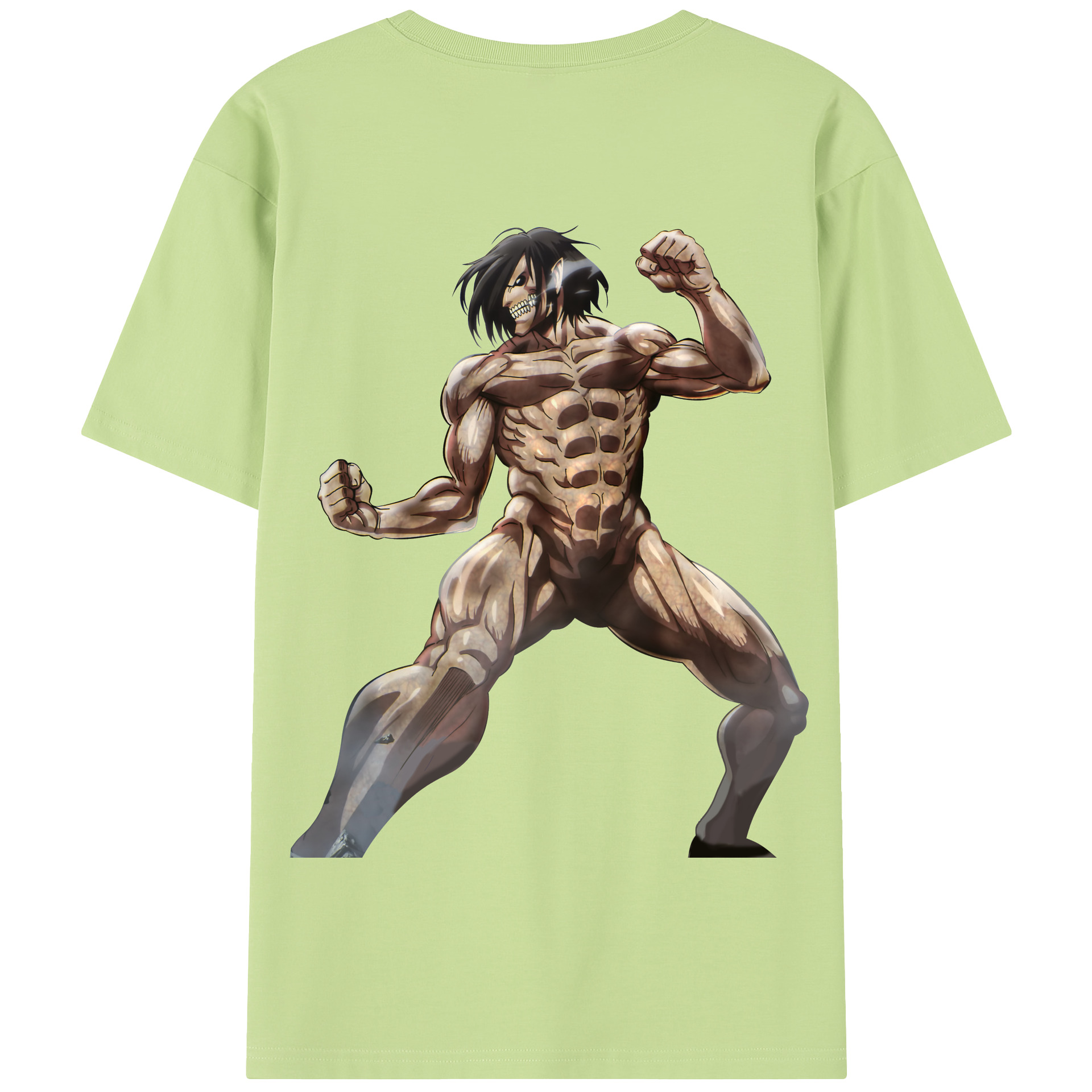 （画像用） 進撃の巨人 Attack on Titan 綿100％半袖Tシャツ（背面プリント）